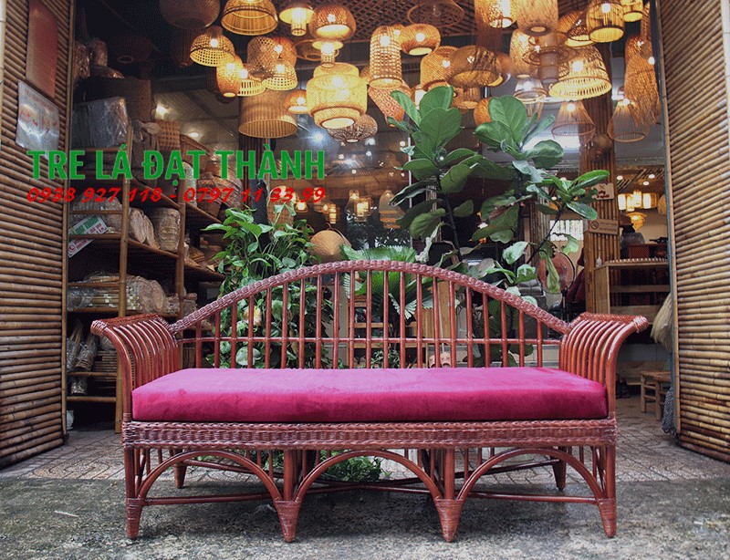 Bàn Ghế Song Mây - BGSM016
